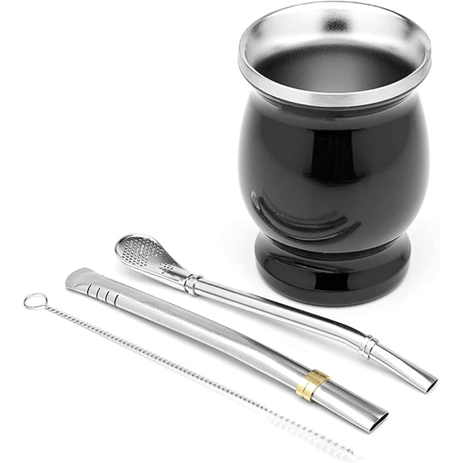 Amazon.co.jp: otoye【アルゼンチン製】マテ茶カップ ステンレス製